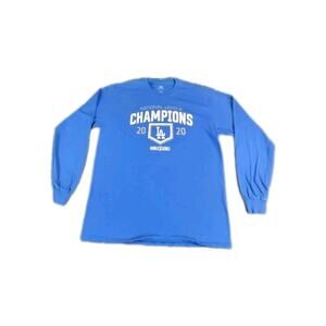 Genuine Los Angeles Dodgers Shirt Mens Sz L Blue 2020 National League Champions